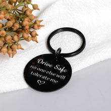 Load image into Gallery viewer, Drive Safe Keychains for Boyfriend Gifts from Girlfriend Cute Valentine&#39;s Christmas Gifts for Him Her Husband Birthday Presents from Wife Fiance Couple Gifts New Driver Gifts for Son Friend Women Men
