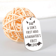 Load image into Gallery viewer, Dad Keychain Gifts from Daughter Son Kids to Dad Birthday Christmas Gifts for Dad Father Day Valentine Gifts for Husband from Wife New Dad to
