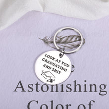 Load image into Gallery viewer, Funny College Graduation Gifts for Him Her Boy Girl Class of 2022 Nursing Medical School Grad Graduation Gifts for High School Student Son Daughter Senior PhD Master Degree Graduation Gift Keychain
