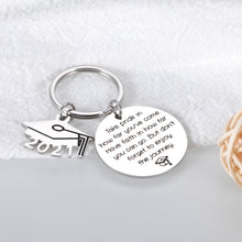 Load image into Gallery viewer, Graduation Gift Keychain for Him Her Inspirational College Grad Master Graduates High School Students Nurse Gift for Women Men Boys Girls Class of 2021 Daughter Son Present
