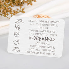 Load image into Gallery viewer, Teenager Girls Boys Wallet Card Gifts for Christmas Stocking Stuffers for Teens Son Daughter Graduation Gifts for Him Her Graduates Nursing High School Student Gifts from Teacher 2022 New Year Gift
