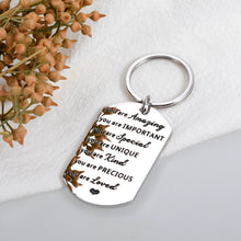 Load image into Gallery viewer, Inspirational Birthday Gift for Women Men Funny Keychain for Friend BFF Her Him Thank You Appreciation Gift for Coworker Boss Teacher Graduation to Daughter Son from Mom Dad Thanksgiving Christmas
