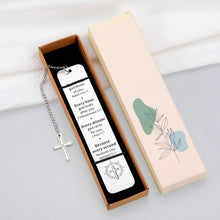 Load image into Gallery viewer, Bible Verse Bookmarks Inspirational Gifts for Women Men Christmas Christian Religious Scripture Gifts for Best Friend Baptism Faith Birthday Present for Son Daughter First Communion Gifts for Godchild
