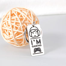 Load image into Gallery viewer, Do Not Disturb I&#39;m Gaming Gifts Keychain for Christmas Birthday Gifts for Men Son Teen Boy Friend Funny Gamer Gifts for Kids Husband Dad Father Brother Game Lover Boyfriend Video Game Party Favors
