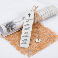 Load image into Gallery viewer, Christmas Baptism Gift for Teen Girl Boy Catholic Confirmation Gift for Women Birthday Christian Bible Verse Bookmark Gift for Godson Goddaughter Religious Gift for Church First Communion Gift Bulk
