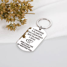 Load image into Gallery viewer, Couple Gifts Keychain for Boyfriend Husband Birthday Gifts for Him Her Anniversary Christmas Gifts for Husband Wife Birthday Ideas Bride Groom Couple Gifts Wedding Day Keepsake
