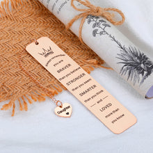 Load image into Gallery viewer, Inspirational Bookmark Gifts for Daughter from Mom,Valentine&#39;s Day Gifts for Teen Girls, Graduation Gifts for Her, Birthday Gifts for Daughter in Law Adult,Christmas Stocking Stuffer Gift for Daughter
