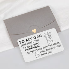 Load image into Gallery viewer, Fathers Daughter Gifts Wallet Card for Dads Birthday Christmas Gifts for Dad Daddy from Daughter Teenager Girls to Papa Step Father in Law Bonus Dad Gifts for Valentines Fathers Day Stocking Stuffer
