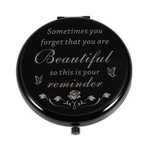Load image into Gallery viewer, Delujouberst Stocking Stuffers for Women Daughter Girls Compact Makeup Mirror Birthday Thanksgiving Valentines Day Gift for Mom Wife Girlfriend Inspirational Gift for Her Friend Sister Nurse Female
