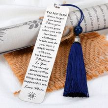 Load image into Gallery viewer, Christmas Stocking Stuffers for Son from Mom, Inspirational Bookmark Gifts for Teen Boys, Birthday Gifts for Son in Law, Graduation Gifts for Son from Mother, Valentine&#39;s Day Gifts for Step Son Adult
