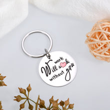 Load image into Gallery viewer, Coworker Leaving Going Away Farewell Gifts for Women Men Social Worker Employee Appreciation Gifts for Coworker Colleague Boss Leader Work Team Retirement Gifts for Him Her Mom Dad Retiree Keychain
