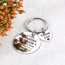 Load image into Gallery viewer, Coach Christmas Gift Cheer Coach Appreciation Gift Football Soccer Volleyball Baseball Coach Keychain for Men Women Thank You Coach Birthday Present Thanksgiving Retirement Gift for Coach Gift Bulk
