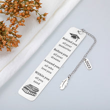 Load image into Gallery viewer, 2023 Graduation Gifts for Her Him, Inspirational Bookmark Gifts for Women Men, Senior Grad Gifts 2023 High School College Nurse Student Christmas Gifts Personalized Bookmark for Boy Girl Son Daughter
