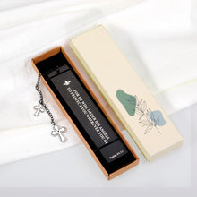 Load image into Gallery viewer, Holy Bible Bookmarks with Cross Chain for Christian Book Marks Gifts for Women Men Religious Bible Verses Bookmarks for Friends Birthday Christmas Catholic Gifts Stocking Stuffers Faith Charms
