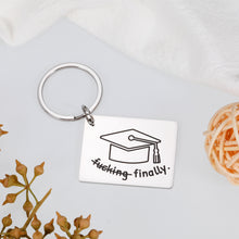 Load image into Gallery viewer, Funny Graduation Gifts for Him Her High School College Student Class of 2022 Graduation Gifts for Graduates Medical School Nurse Student Master Degree PhD Graduation Announcements 2022 Senior Keychain
