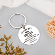 Load image into Gallery viewer, Bus Driver Appreciation Gifts Keychain for Men Women School Bus Driver Gifts for Christmas End of Year Back to School Gift for Son Daughters Bus Driver Stocking Stuffer for School Bus Driver Thank You
