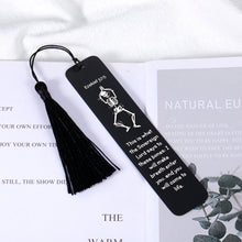 Load image into Gallery viewer, Funny Skull Skeleton Bible Verse Bookmark for Book Lover Christmas Stocking Stuffer Gift for Teen Boy Girl Son Daughter Christian Scripture Gifts for Women Men Friends Birthday Present Double Side
