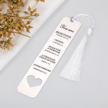 Load image into Gallery viewer, Brand Checker Christian Bookmarks Gifts for Women Teenage Girls Birthday Christmas Gifts for Kids Teens Stocking Stuffer for Sister Friends Employee Appreciation Gifts for Coworkers Religious Bible Verse Book Marks
