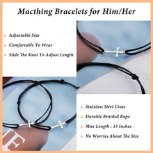 Load image into Gallery viewer, Christmas Stocking Stuffer Gifts for Women Men Couple Gifts for Him Her Matching Bracelet for Best Friends Daughter Mom Sister Birthday Valentine&#39;s Day Gifts for Boyfriend Girlfriend Wife Husband 2PCS
