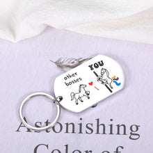 Load image into Gallery viewer, Funny Boss Day Gifts Keychain for Men, Boss Lady Gifts for Women Office, Gifts for Bosses Female Male Leaving, Coworker Employee Appreciation Gift for Mentor Manager Supervisor Leader Retirement
