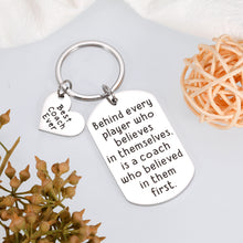 Load image into Gallery viewer, Coach Appreciation Gifts for Basketball Sport Coach Gifts for Men Soccer Coach Football Coach Gifts for Volleyball Baseball Tennis Coach Birthday Retirement Christmas Gift for Coach Thank You Keychain
