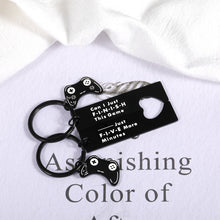 Load image into Gallery viewer, Funny Gamer Gifts for Men Boyfriend Birthday Gifts from Girlfriend Matching Keychains for Couple Gifts for Gamer Boyfriend Girl Son Friend Video Game Lover Valentines Day Anniversary Gaming Accessory
