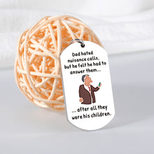 Load image into Gallery viewer, Funny Dad Gifts Keychain, Fathers Day Dad Gifts from Daughter Wife Son Kids, Step Dad Father in Law Gifts for Dad, Stepdad Father&#39;s Day Birthday Gifts for Husband Grandpa, Father of the Bride Gifts
