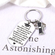 Load image into Gallery viewer, College Graduation Gifts for Her Him 2022, Inspirational Grad Gifts Keychain for Women Men, High School 8th Grade Graduation Gift for Girl Boy Son Daughter Friend, Class of 2022 Graduation Party Favor
