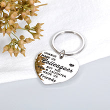 Load image into Gallery viewer, Coworker Appreciation Gifts for Women Men Colleague Friends Birthday Going Away Gifts for Work Bestie Coworker Leaving Moving Away Farewell Retirememt Christmas Present Heart Shape Friendship Keepsake
