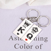 Load image into Gallery viewer, His and Her Couple Gifts Matching Keychain for Anniversary Christmas Birthday Gifts for Husband Boyfriend from Girlfriend Wife Wedding Engagement Gifts for Couples Groom Bride to be Newlywed Gift
