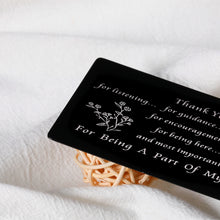 Load image into Gallery viewer, Coach Thank You Gifts for Women Men Friend Mentor Bosses Day Wallet Inset Card for Teacher Pastor Employee Appreciation Gifts for Coworkers Baseball Tball Softball Football Coach Appreciation Keepsake
