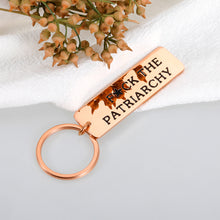 Load image into Gallery viewer, Delujouberst FuCK The Patriarchy Keychain Gifts for Her Women Feminist Gift for Her Activist Gift for Women
