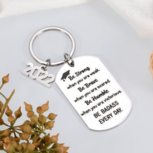 Load image into Gallery viewer, Inspirational Gifts for Women Men College Graduation Gifts for Him Her High School Senior Class of 2022 Keychain Law School Nursing Graduation Gifts
