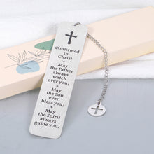 Load image into Gallery viewer, Christmas Baptism Gift for Teen Girl Boy Catholic Confirmation Gift for Women Birthday Christian Bible Verse Bookmark Gift for Godson Goddaughter Religious Gift for Church First Communion Gift Bulk
