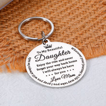 Load image into Gallery viewer, Christmas Stocking Stuffer Birthday Gifts for Daughter Teen Girls Gifts from Mom Valentine&#39;s Day Inspirational Keychain Encouragement Gifts for Daughter Graduation Gifts for Step Daughter in Law
