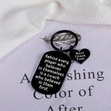 Load image into Gallery viewer, Coach Thank You Gifts for Basketball Coach Sport Coach Cheer Coach Gift Keychain for Soccer Football Coach Volleyball Baseball Coach Retirement Christmas Going Away Gift for Coach Appreciation Keyring
