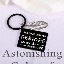 Load image into Gallery viewer, Friends TV Show Gifts for Graduation Keychain - Senior 2022 Graduation Gifts, College Graduation Gifts for Him Her, Grad Gifts for Friends Fans, Class of 2022 Graduation Friends TV Show Merchandise
