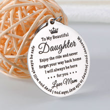 Load image into Gallery viewer, Christmas Stocking Stuffer Birthday Gifts for Daughter Teen Girls Gifts from Mom Valentine&#39;s Day Inspirational Keychain Encouragement Gifts for Daughter Graduation Gifts for Step Daughter in Law
