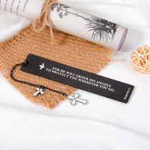 Load image into Gallery viewer, Holy Bible Bookmarks with Cross Chain for Christian Book Marks Gifts for Women Men Religious Bible Verses Bookmarks for Friends Birthday Christmas Catholic Gifts Stocking Stuffers Faith Charms
