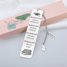 Load image into Gallery viewer, 2023 Graduation Gifts for Her Him, Inspirational Bookmark Gifts for Women Men, Senior Grad Gifts 2023 High School College Nurse Student Christmas Gifts Personalized Bookmark for Boy Girl Son Daughter
