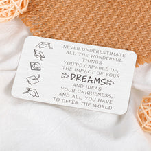 Load image into Gallery viewer, Teenager Girls Boys Wallet Card Gifts for Christmas Stocking Stuffers for Teens Son Daughter Graduation Gifts for Him Her Graduates Nursing High School Student Gifts from Teacher 2022 New Year Gift
