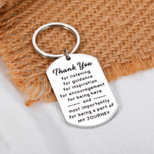 Load image into Gallery viewer, Boss Day Thank You Gifts for Men Women, Appreciation Keychain Gift for Employees, Farewell Going Away Leaving Gift for Coworkers, Leader Mentor Teacher Retirement Birthday Thanksgiving Gratitude Gift
