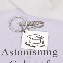 Load image into Gallery viewer, Funny Graduation Gifts for Him Her High School College Student Class of 2022 Graduation Gifts for Graduates Medical School Nurse Student Master Degree PhD Graduation Announcements 2022 Senior Keychain
