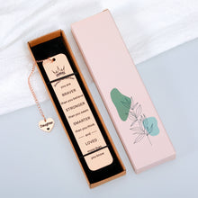 Load image into Gallery viewer, Inspirational Bookmark Gifts for Daughter from Mom,Valentine&#39;s Day Gifts for Teen Girls, Graduation Gifts for Her, Birthday Gifts for Daughter in Law Adult,Christmas Stocking Stuffer Gift for Daughter
