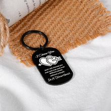 Load image into Gallery viewer, I Choose You Gifts Keychain for Boyfriend Husband Birthday Gifts for Girlfriend Wife Christmas Stocking Stuffers Groom Fiance Gifts for Him Her Anniversary Wedding Gifts for Couples Jewelry Two-Sided
