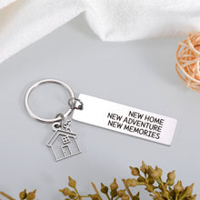 Load image into Gallery viewer, Housewarming Gifts for New House Apartment First Home Essentials Keychain for New Couples Homeowner Newlywed Gifts Ideas for Women Men Going Moving Away Gifts for Best Friends Neighbors New Adventure

