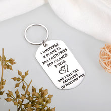 Load image into Gallery viewer, Couple Gifts Keychain for Boyfriend Husband Birthday Gifts for Him Her Anniversary Christmas Gifts for Husband Wife Birthday Ideas Bride Groom Couple Gifts Wedding Day Keepsake
