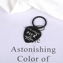 Load image into Gallery viewer, Guitar Keychain Love Gifts for Him Her Girlfriend Birthday Christmas Gifts for Boyfriend Husband Valentines Day Gifts for Guitar Players Anniversary Christmas Stocking Stuffers Guitar Accessories
