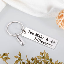 Load image into Gallery viewer, Coworker Teacher Employee Appreciation Gift Keychain for Bosses Day Thank You Retirement Gifts for Women Men Colleagues Coworker Nurse Coach Christmas Stocking Stuffers Graduation Presents
