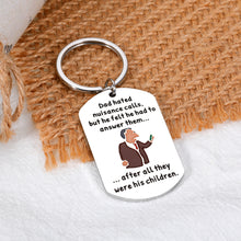 Load image into Gallery viewer, Funny Dad Gifts Keychain, Fathers Day Dad Gifts from Daughter Wife Son Kids, Step Dad Father in Law Gifts for Dad, Stepdad Father&#39;s Day Birthday Gifts for Husband Grandpa, Father of the Bride Gifts
